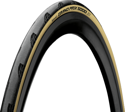 Continental Grand Prix 5000 700 x 25C schwarz-cream