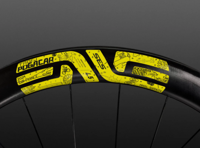 ENVE SES 4.5 Carbon Disc 12x100/12x142 ENVE Innerdrive Premium Wheelset LTD - Limited Edition Tour de France Decals