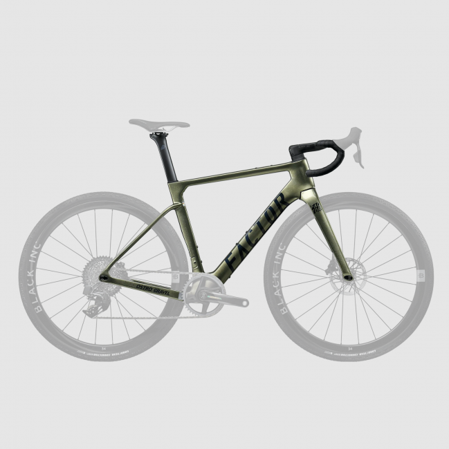 Factor OSTRO Gravel V.A.M Disc Carbon Rahmenkit Olive Green