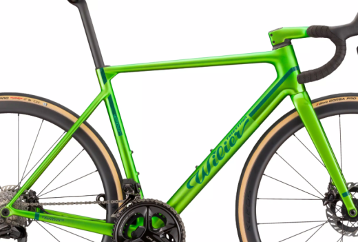 Wilier Triestina Verticale SLR Rahmenset + V BAR Q3 Hulk Green - Matt & Glossy