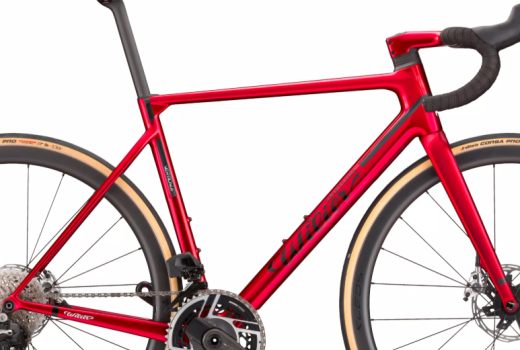 Wilier Triestina Verticale SLR Rahmenset + V BAR Q2 Velvet Red - Glossy